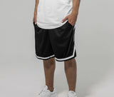 Two-tone mesh shorts