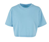 BUILD YOUR BRAND LADIES SHORT OVERSIZED TEE