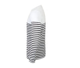FRONT ROW LONG SLEEVED BRETON STRIPED T