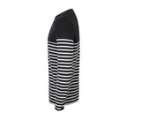 FRONT ROW LONG SLEEVED BRETON STRIPED T