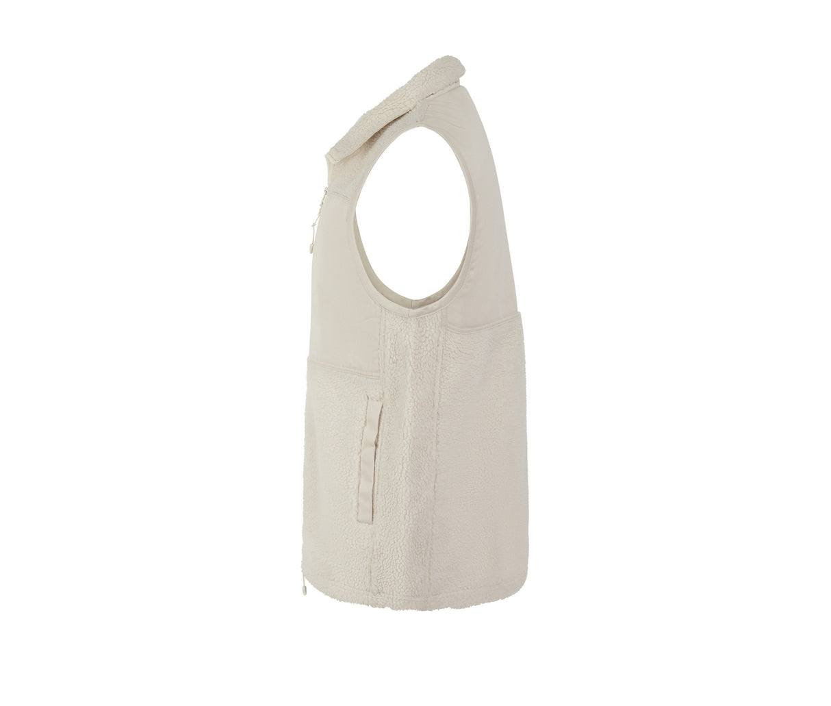 FRONT ROW Recycled Sherpa Gilet