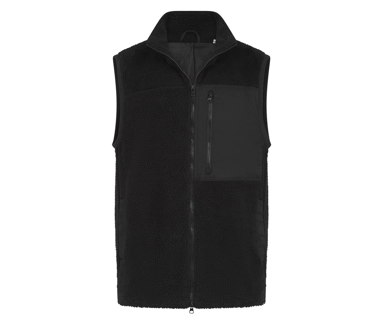 FRONT ROW Recycled Sherpa Gilet