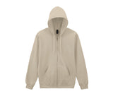 GILDAN SOFTSTYLE MIDWEIGHT FLEECE ADULT FULL ZIP HOODED SWEATSHIRT