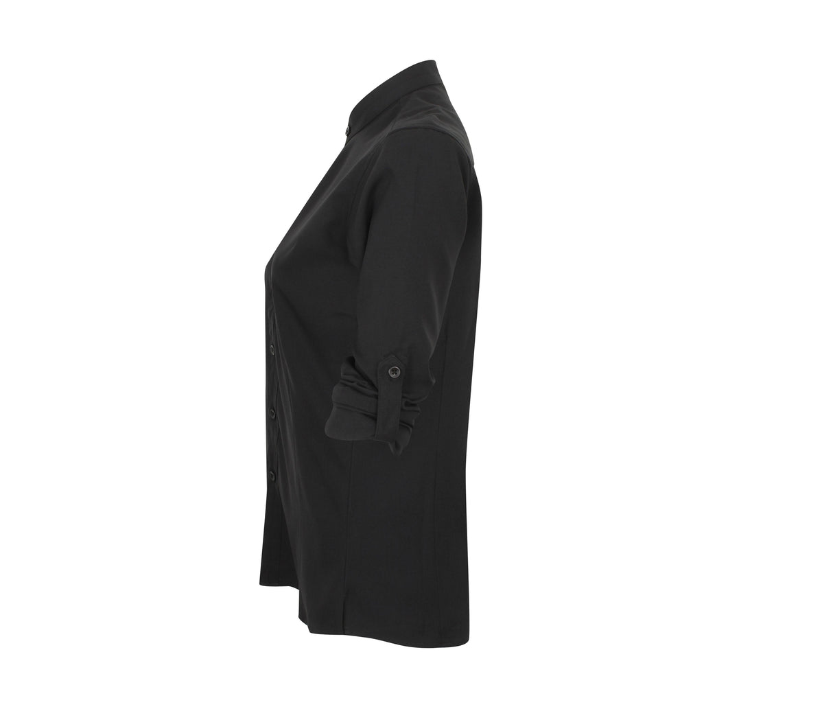 HENBURY LADIES MANDARIN COLLAR SHIRT