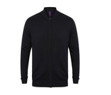 HENBURY UNISEX KNITTED BOMBER JACKET