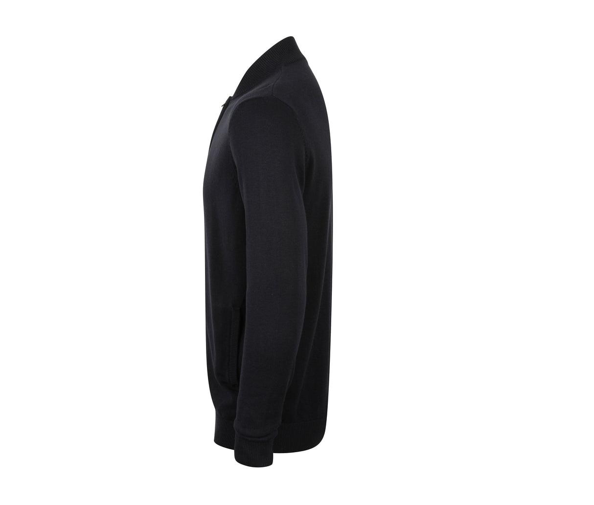 HENBURY UNISEX KNITTED BOMBER JACKET