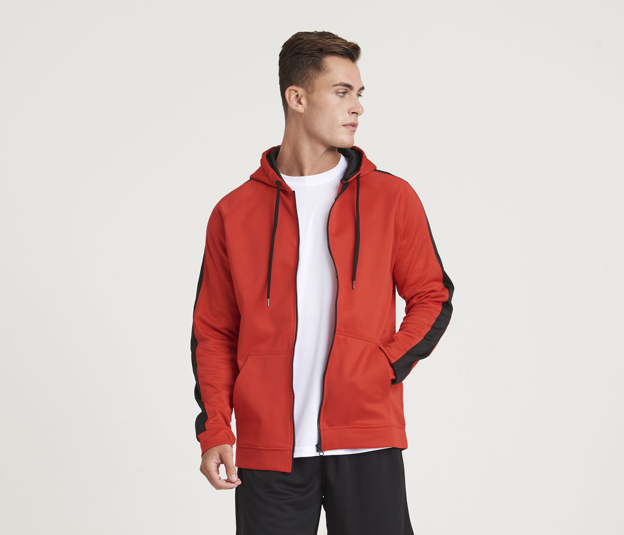 JUST HOODS SPORTS POLYESTER ZOODIE