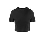 JUST T'S WOMEN'S TRI-BLEND CROPPED T