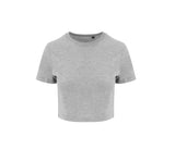 JUST T'S WOMEN'S TRI-BLEND CROPPED T