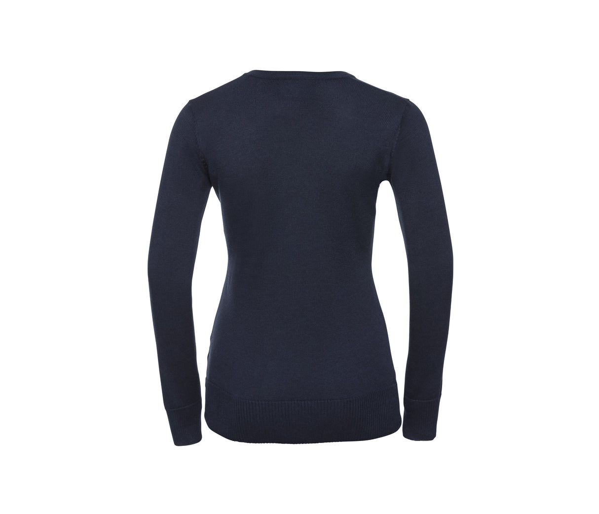LADIES' V-NECK KNITTED SWEATER