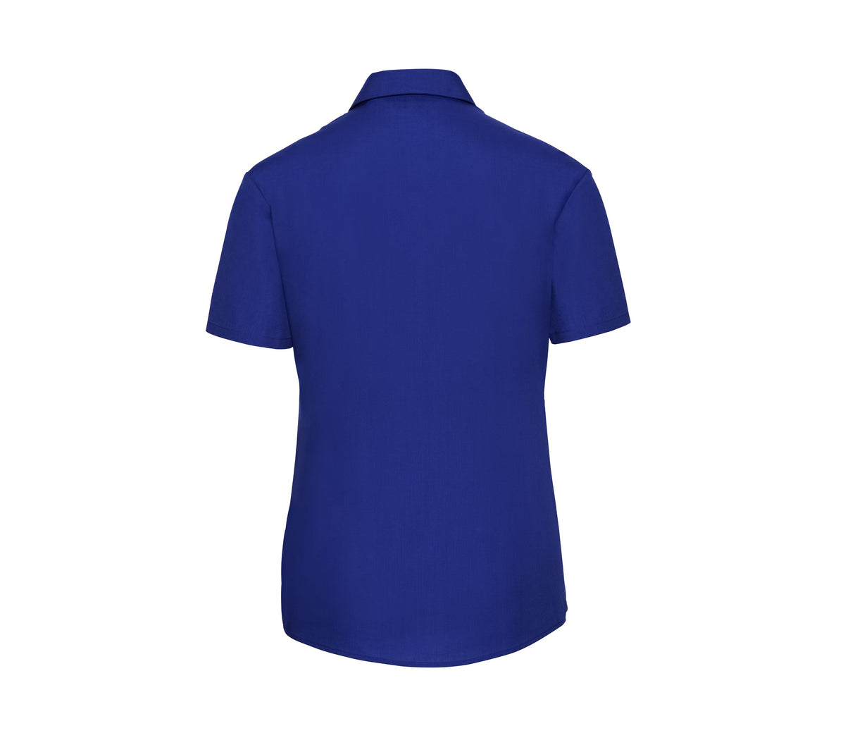 RUSSELL COLLECTION LADIES' SHORT SLEEVE CLASSIC POLYCOTTON POPLIN SHIRT