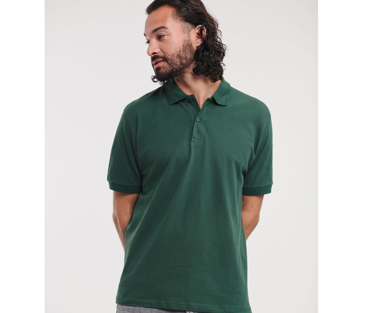 RUSSELL MEN'S CLASSIC COTTON POLO