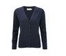 RUSSELL WOMEN'S V-NECK KNITTED CARDIGAN