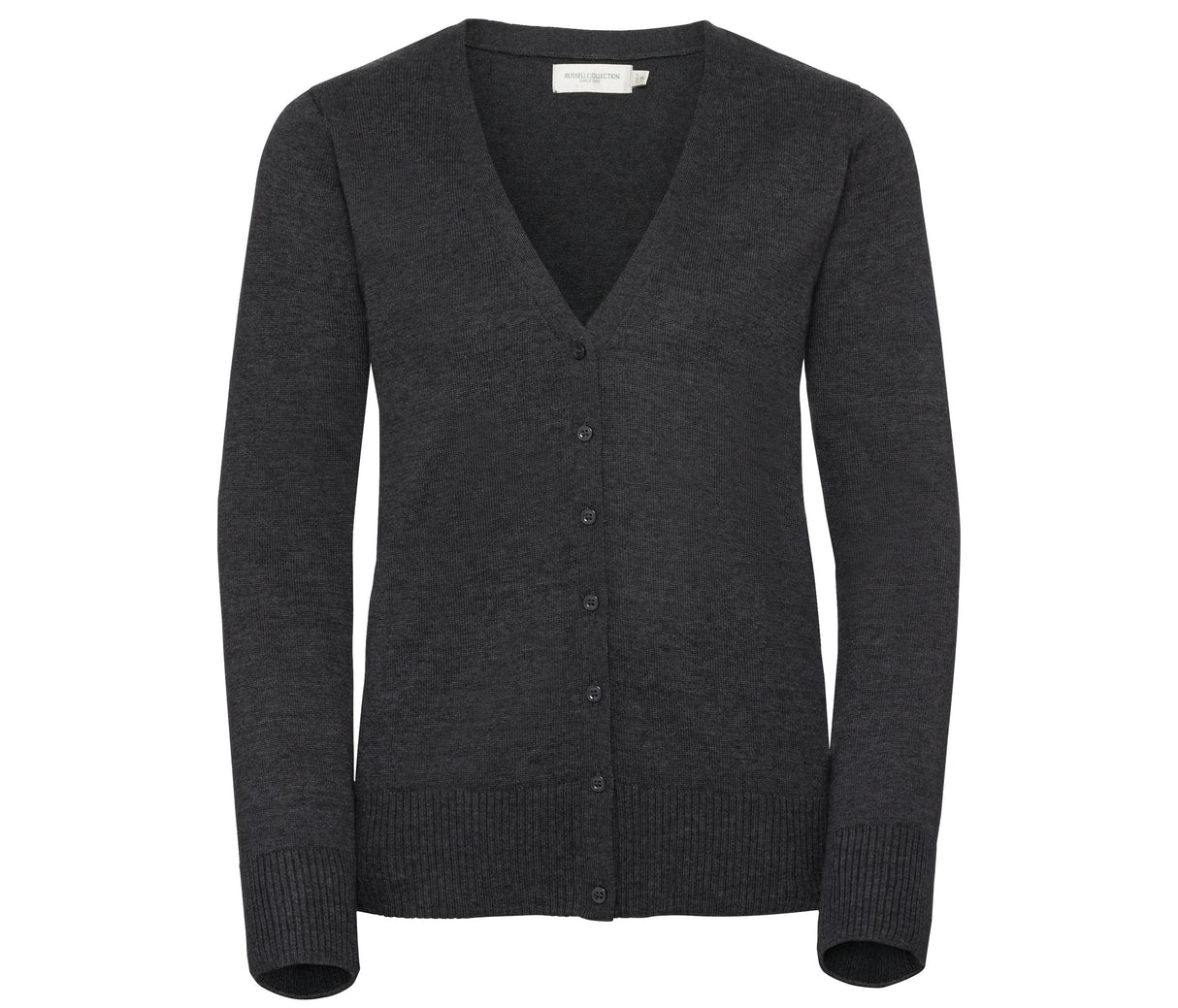 RUSSELL WOMEN'S V-NECK KNITTED CARDIGAN