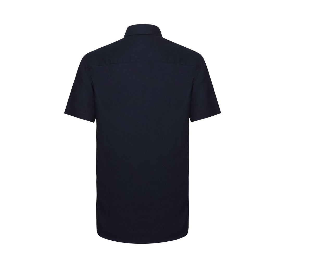 RUSSELL COLLECTION MEN'S SHORT SLEEVE TAILORED OXFORD SHIRT