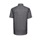 RUSSELL COLLECTION MEN'S SHORT SLEEVE CLASSIC OXFORD SHIRT