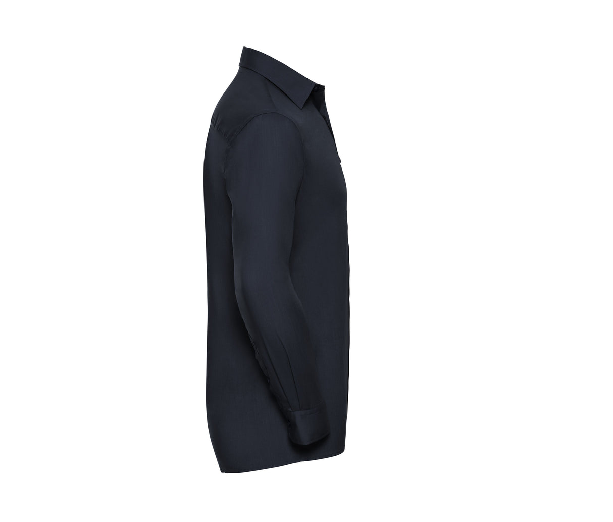 RUSSELL COLLECTION MEN'S LONG SLEEVE CLASSIC POLYCOTTON POPLIN SHIRT