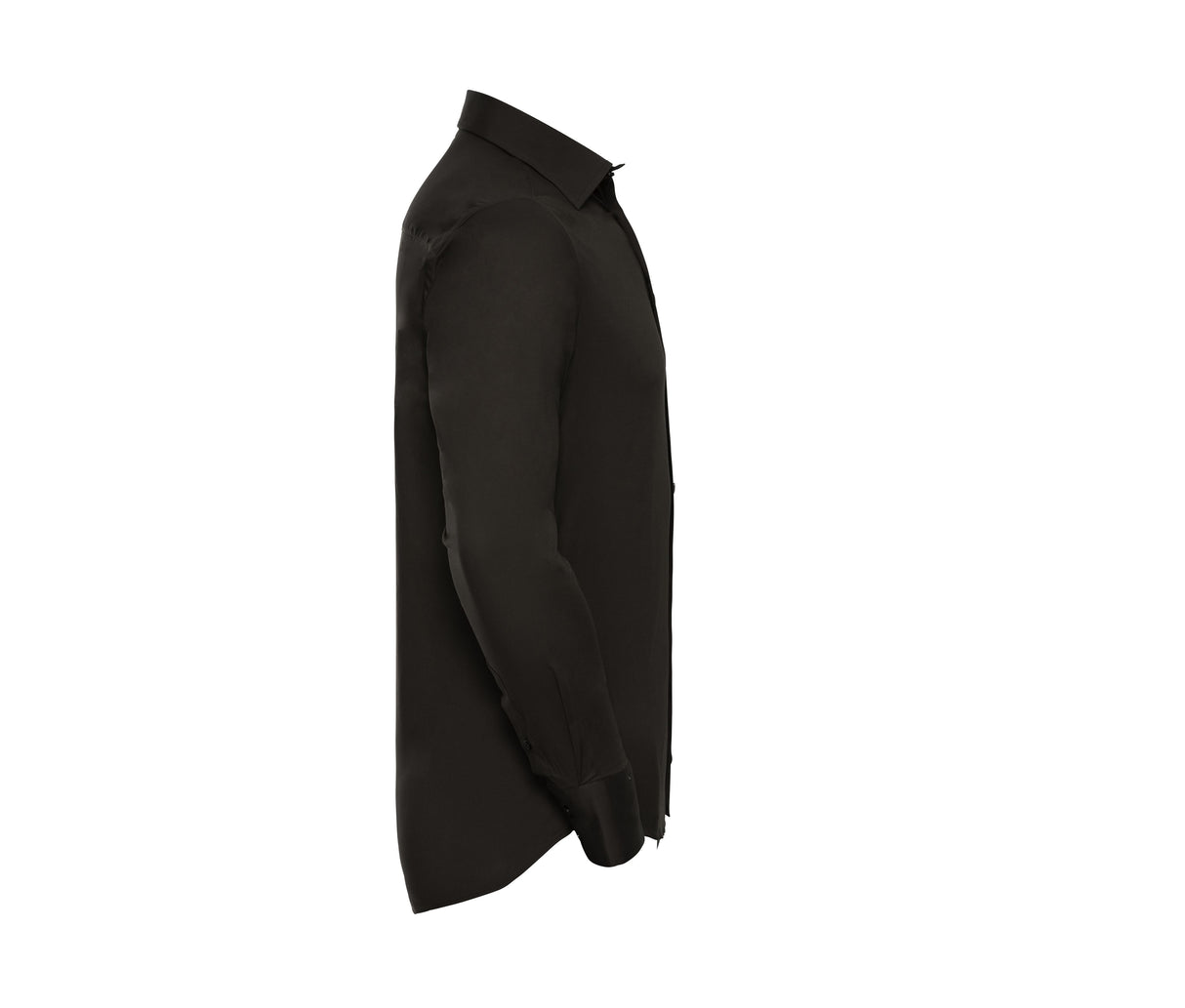 RUSSELL COLLECTION MEN'S LONG SLEEVE FITTED STRETCH SHIRT