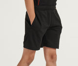 FINDEN HALES KIDS' KNITTED SHORTS WITH ZIPPED POCKETS