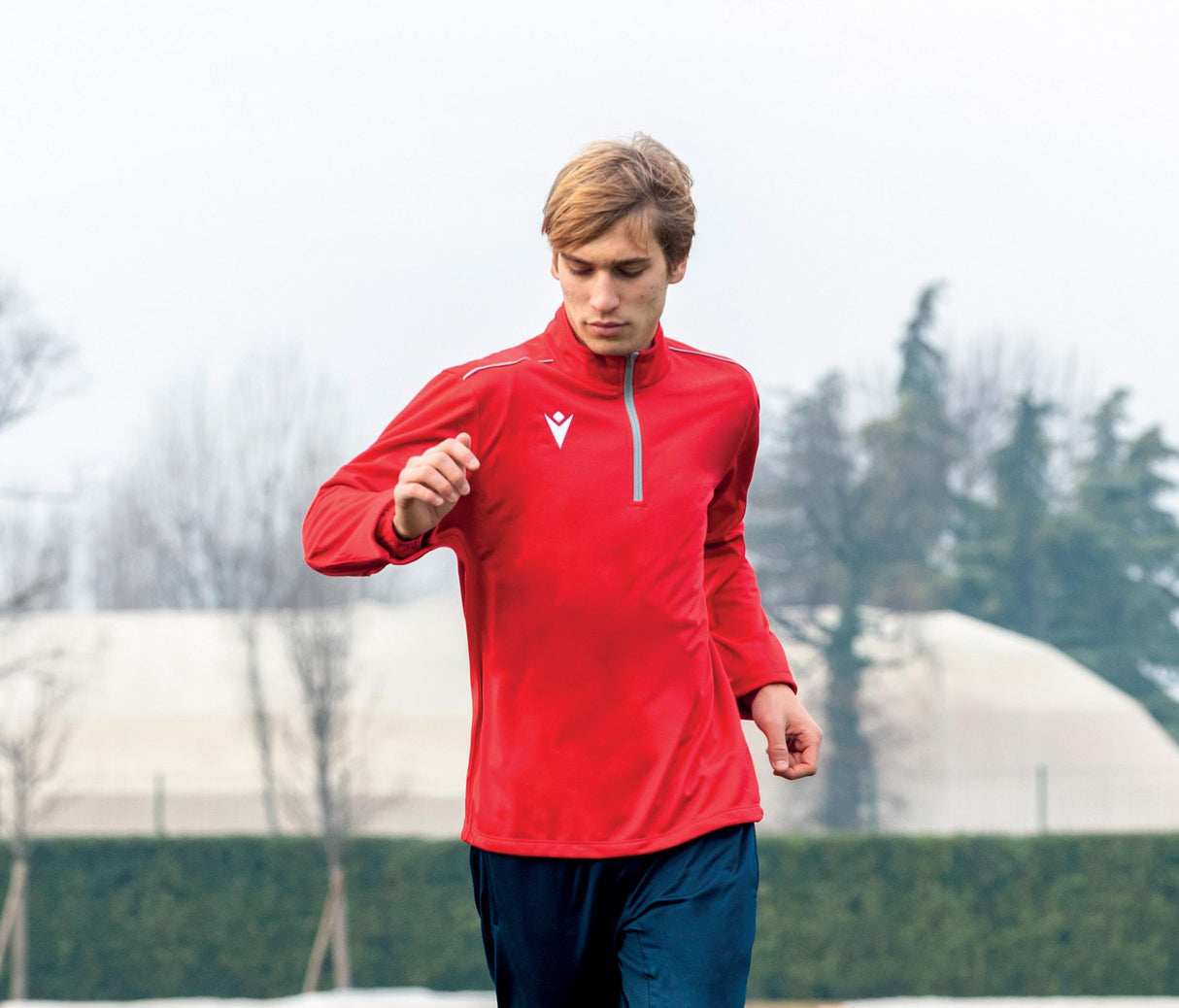MACRON HAVEL 1/4 ZIP JERSEY JUNIOR TRAINING TOP