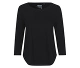 NEUTRAL LADIES THREE QUARTER SLEEVE T-SHIRT