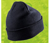 RECYCLED DOUBLE KNIT PRINTER BEANIE