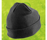 RECYCLED DOUBLE KNIT PRINTER BEANIE