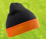 RESULT RECYCLED BLACK COMPASS BEANIE