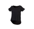 T SHIRT WITH DROP TAIL