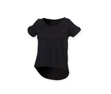 T SHIRT WITH DROP TAIL