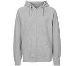 TIGER UNISEX TIGER COTTON HOODIE WITH ZIP