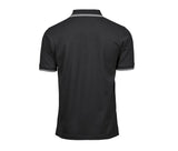 TEE JAYS LUXURY STRIPE STRETCH POLO