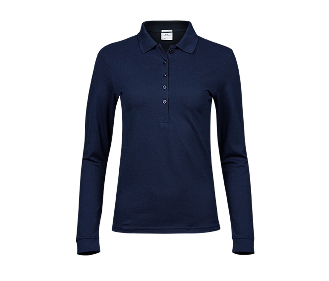 TEE JAYS LADIES LUXURY STRETCH LONG SLEEVE POLO