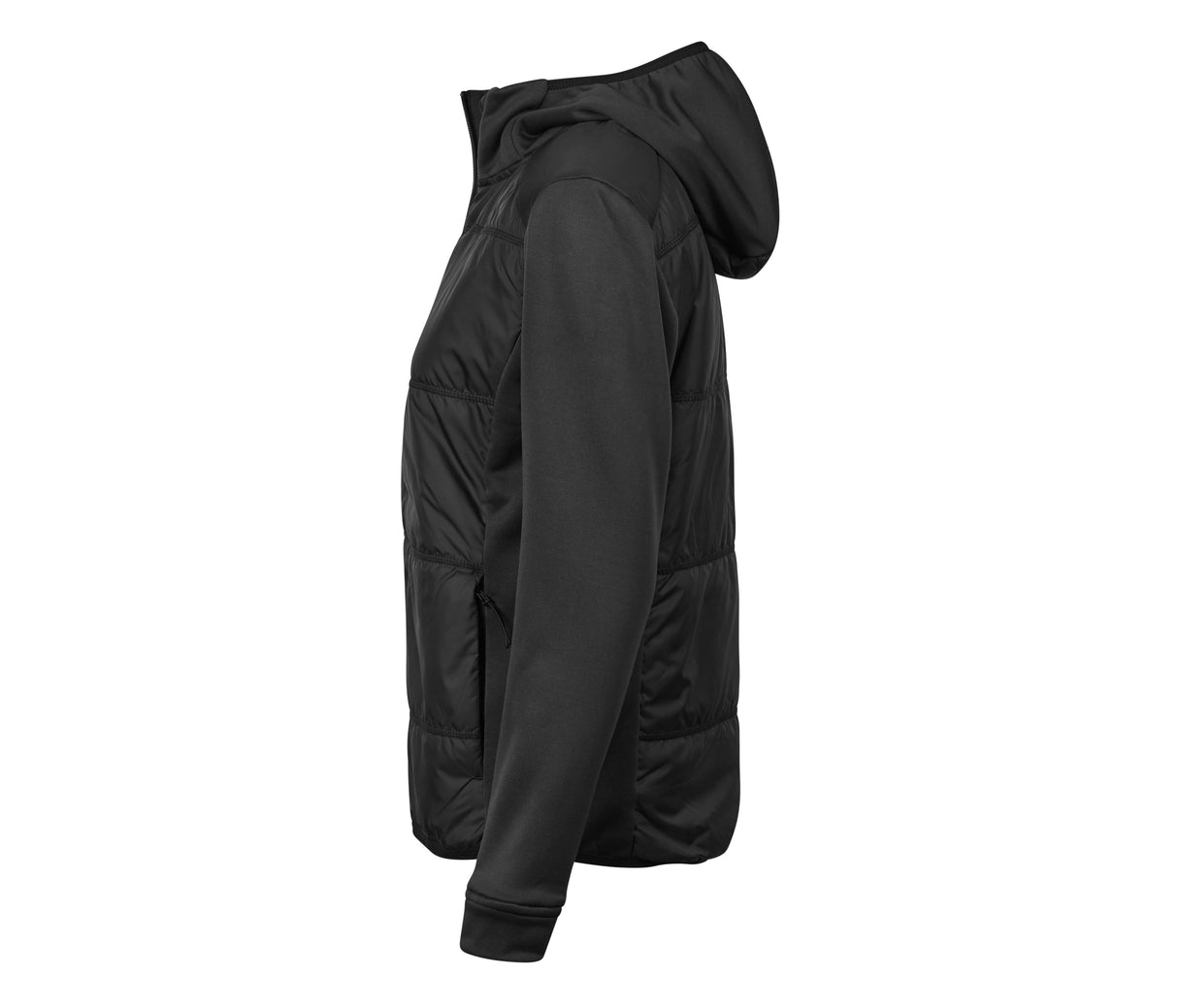 WOMENS HYBRID STRETCH HOODED JACKET
