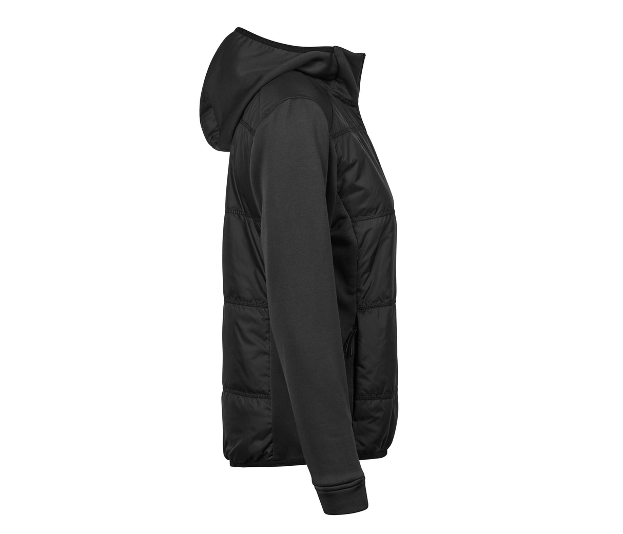 WOMENS HYBRID STRETCH HOODED JACKET