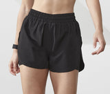 LADIES DOUBLE LAYER SPORTS SHORTS