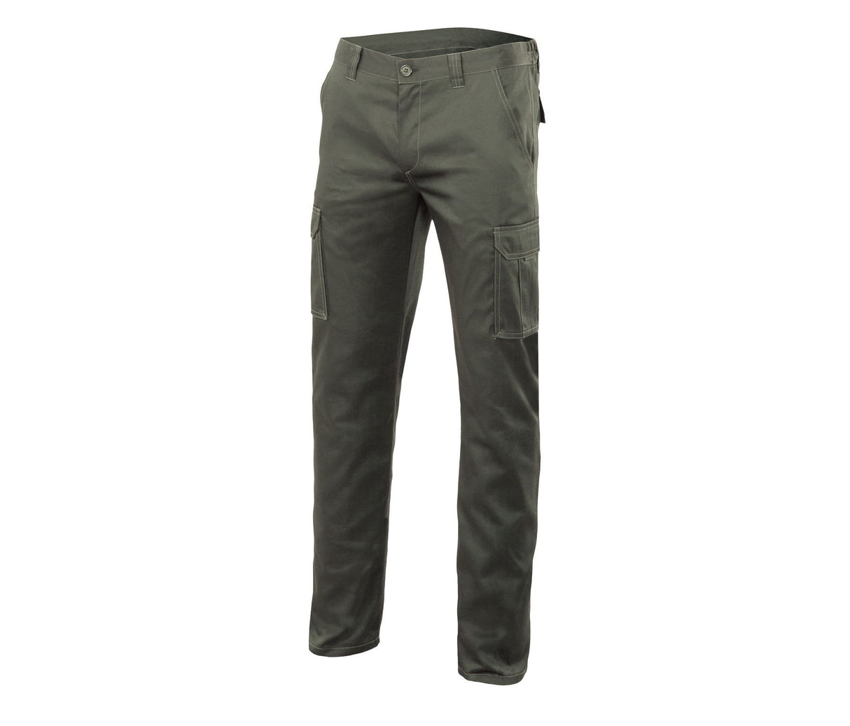 Multi-pocket stretch trousers