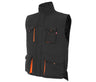 TWO-TONE MULTI-POCKET PADDED VEST
