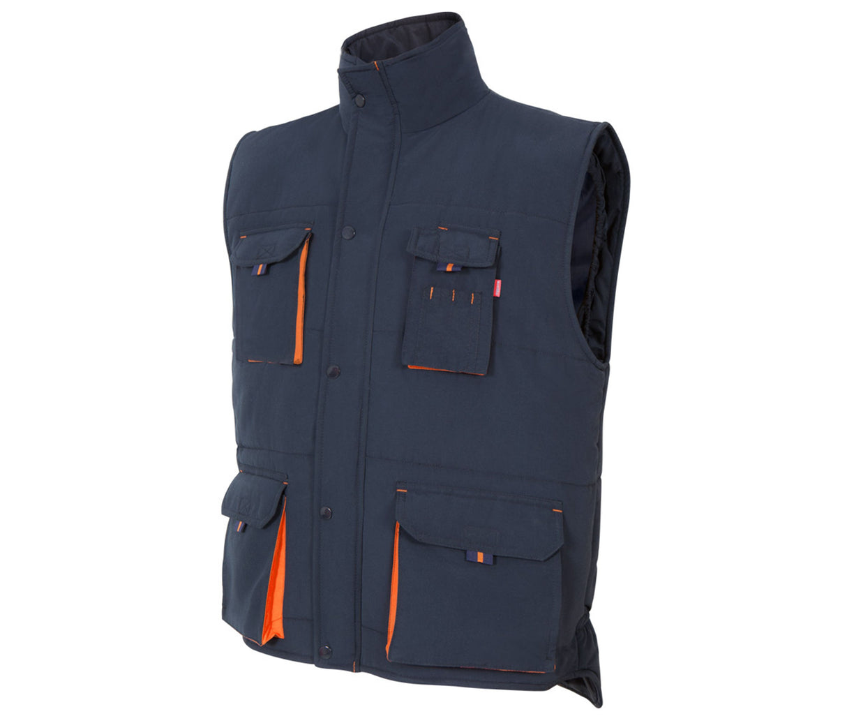 VELILLA TWO-TONE MULTI-POCKET PADDED VEST
